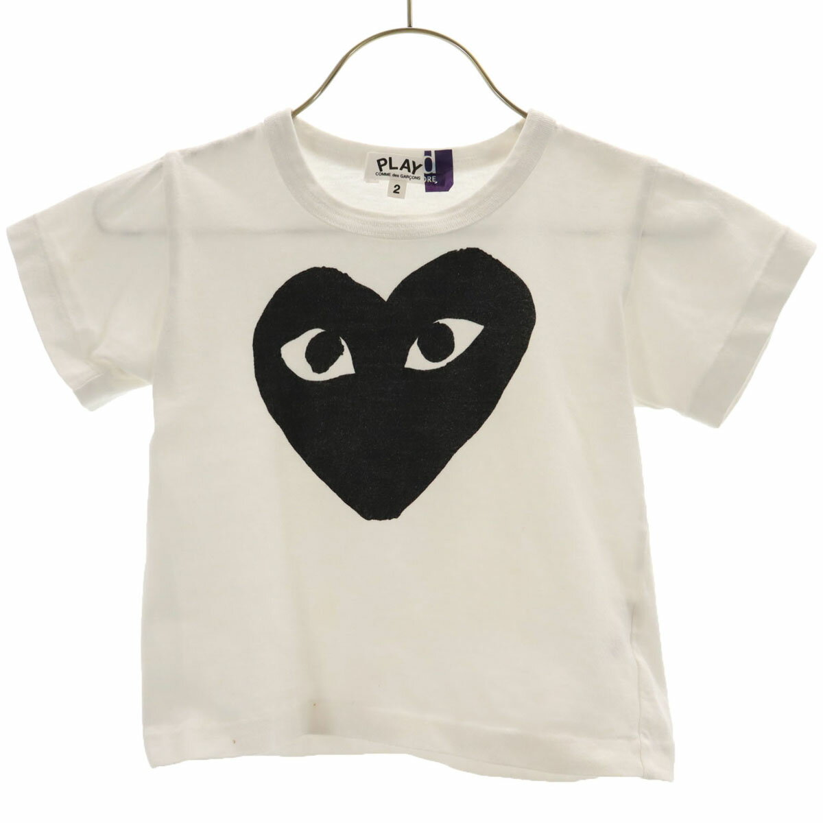 PLAY COMME des GARÇONS Tシャツ 5枚セット110-120 Comme des Garçons Play Black Heart T-Shirt in White | SVD USA