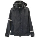 古着 NIKE ナイキ ランニング 長袖 フードジャケット M ブラック系 レディース 【中古】