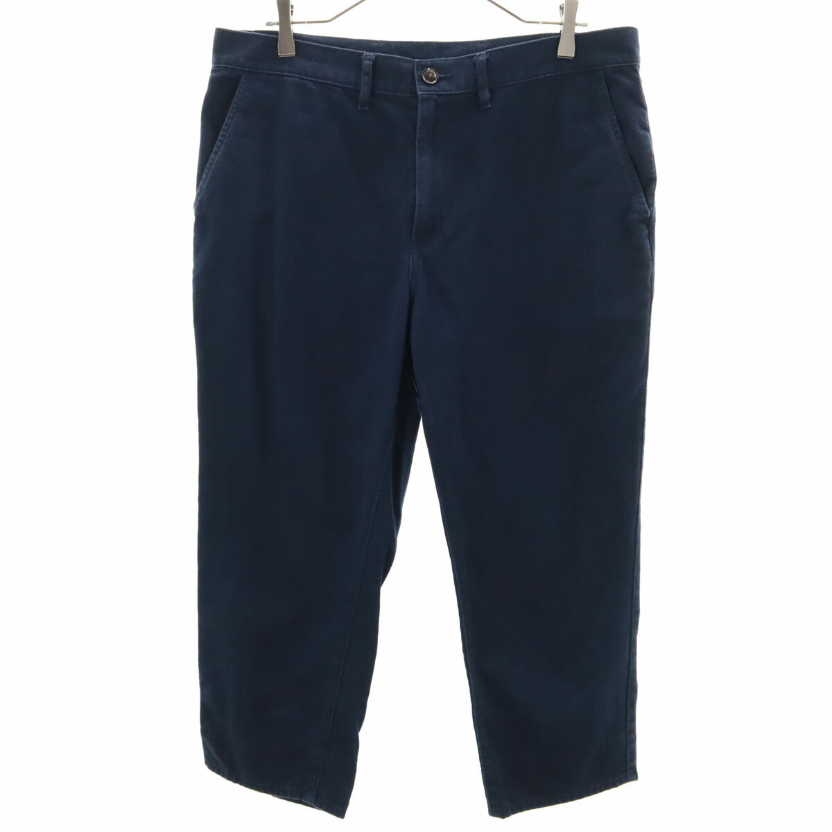 古着 GU ジーユー クロップドパンツ XL ネイビー メンズ 【中古】
