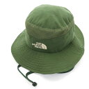 古着 THE NORTH FACE ノースフェイス ナイロン ハット S カーキ アウトドア NN80005 裏メッシュ レディース 【中古】
