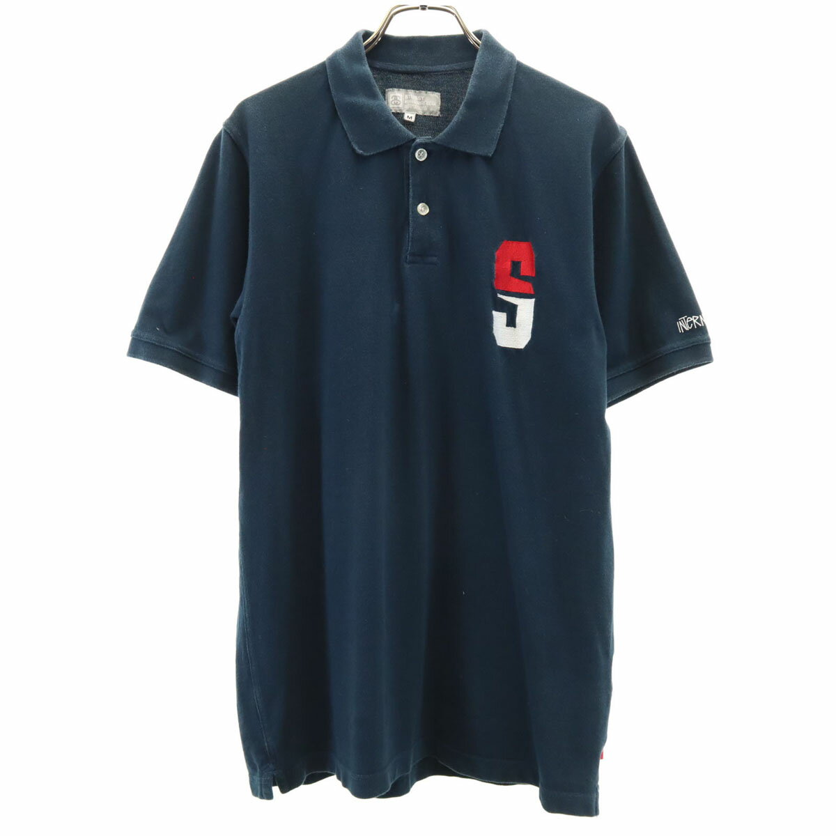 Stussy エスダブル ステューシー ポロシャツ 黒 ブラック 青 楽天市場】ステューシー(ポロシャツ|トップス):メンズ