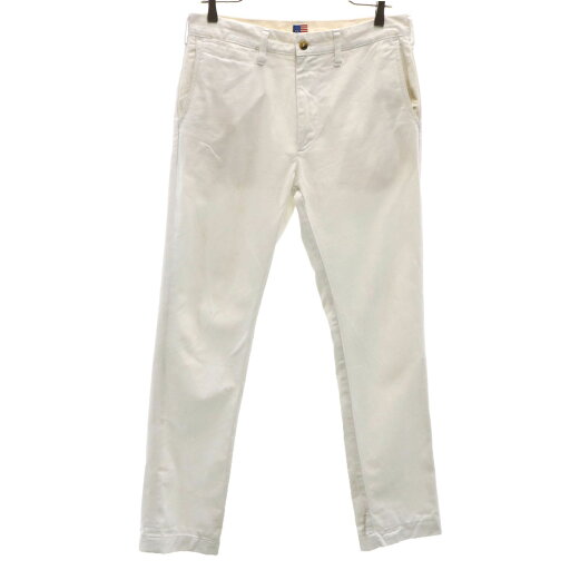 古着 FREAK'S STORE フリークスストア USA製 ロングパンツ M ホワイト メンズ 【中古】 古着 FREAK'S STORE フリークスストア USA製 ロングパンツ M ホワイト メンズ 【中古】