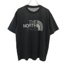 古着 THE NORTH FACE ノースフェイス 半袖 Tシャツ M ブラック アウトドア メンズ 【中古】