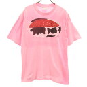 古着 Skkimers 80s USA製 ヴィンテージ スイカ 半袖 Tシャツ XL ピンク シングルステッチ メンズ 【中古】 【PD】