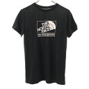 古着 THE NORTH FACE ノースフェイス 半袖 Tシャツ L ブラック アウトドア NTW11868 レディース 【中古】