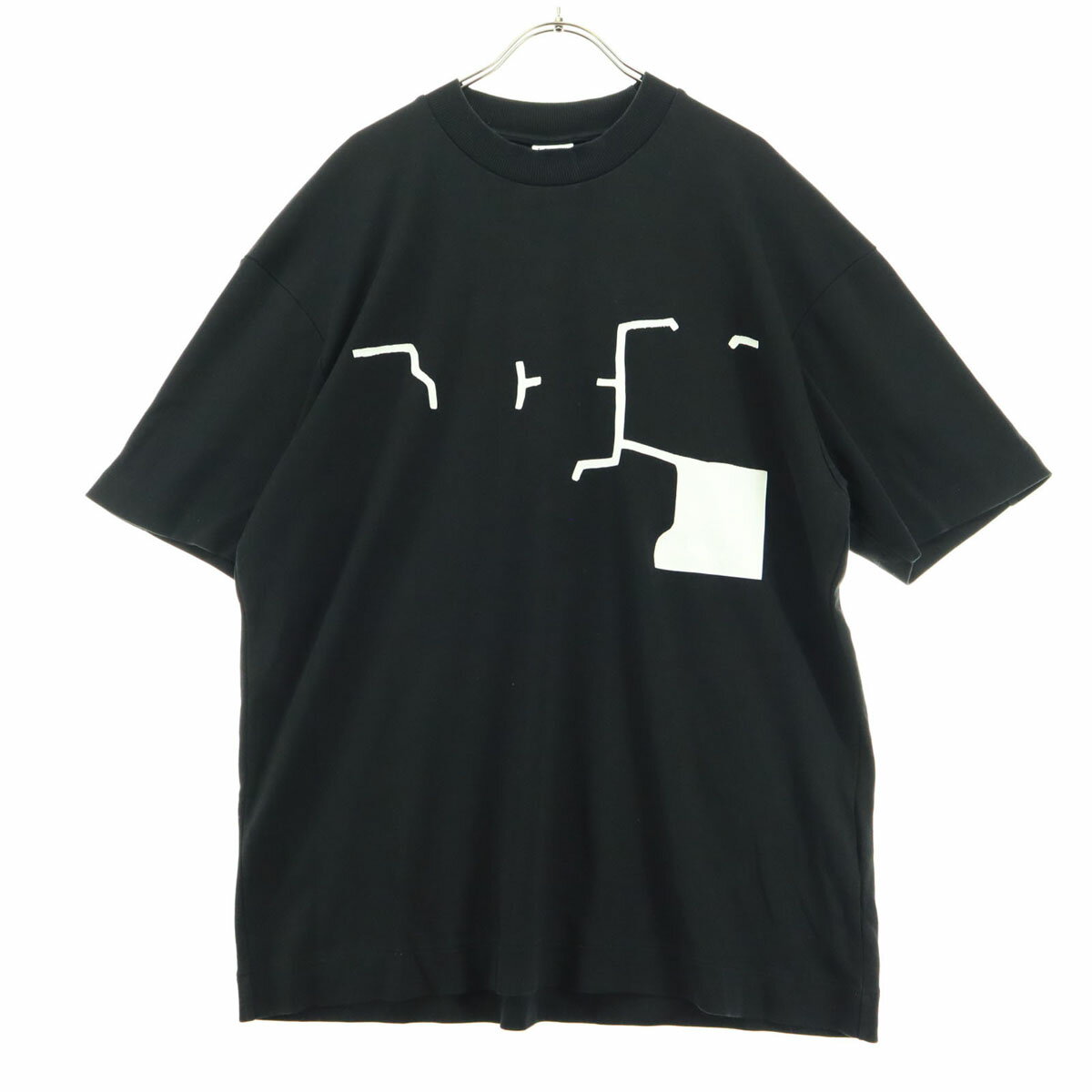ZARA ザラ　メンズ　プレミアム　コットン　ポケットtシャツ XL 黒 tシャツ フラワーペイントニットＴシャツ 総柄⁄サマーニット⁄ニットソー メンズ レディース