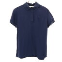 古着 LACOSTE ラコステ 半袖 ポロシャツ 36 ネイビー レディース 【中古】|詳細画像