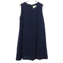 古着 PEARLY GATES パーリーゲイツ 日本製 ノースリーブ オールインワン 1 ネイビー つなぎ レディース 【中古】 【PD】