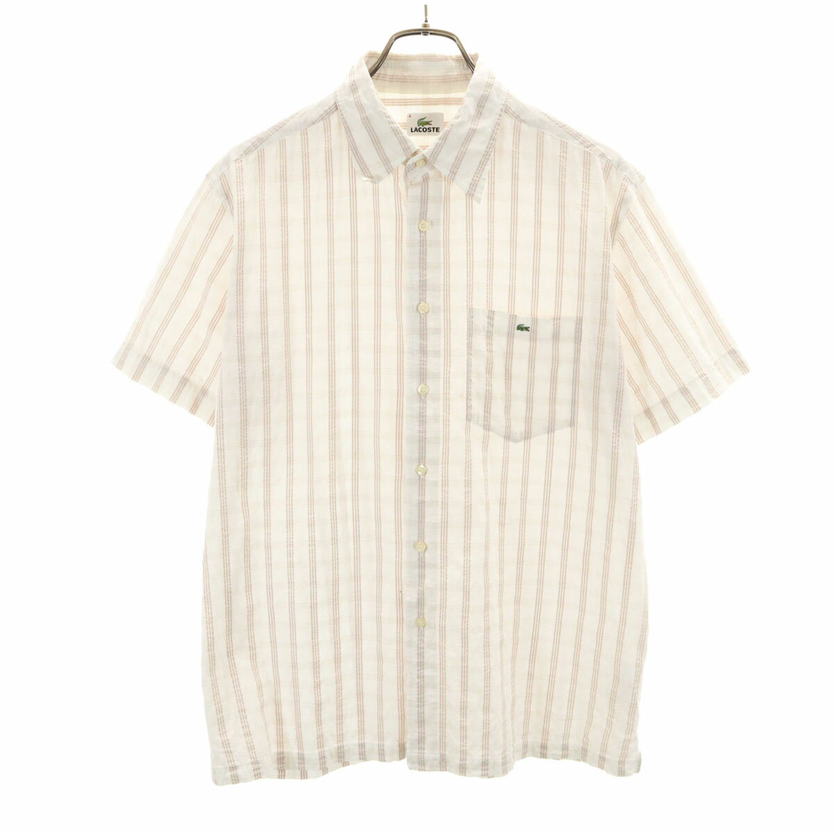 古着 LACOSTE ラコステ 半袖 シャツ 4 