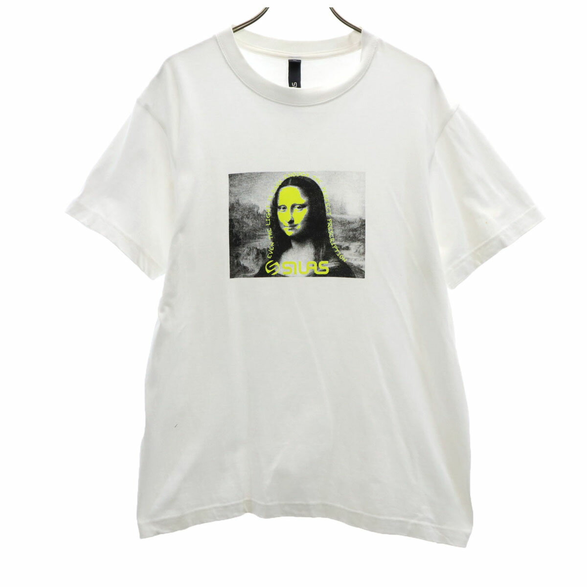 古着 SILAS サイラス 半袖 Tシャツ M 白 モナリザ メンズ 【中古】 【PD】