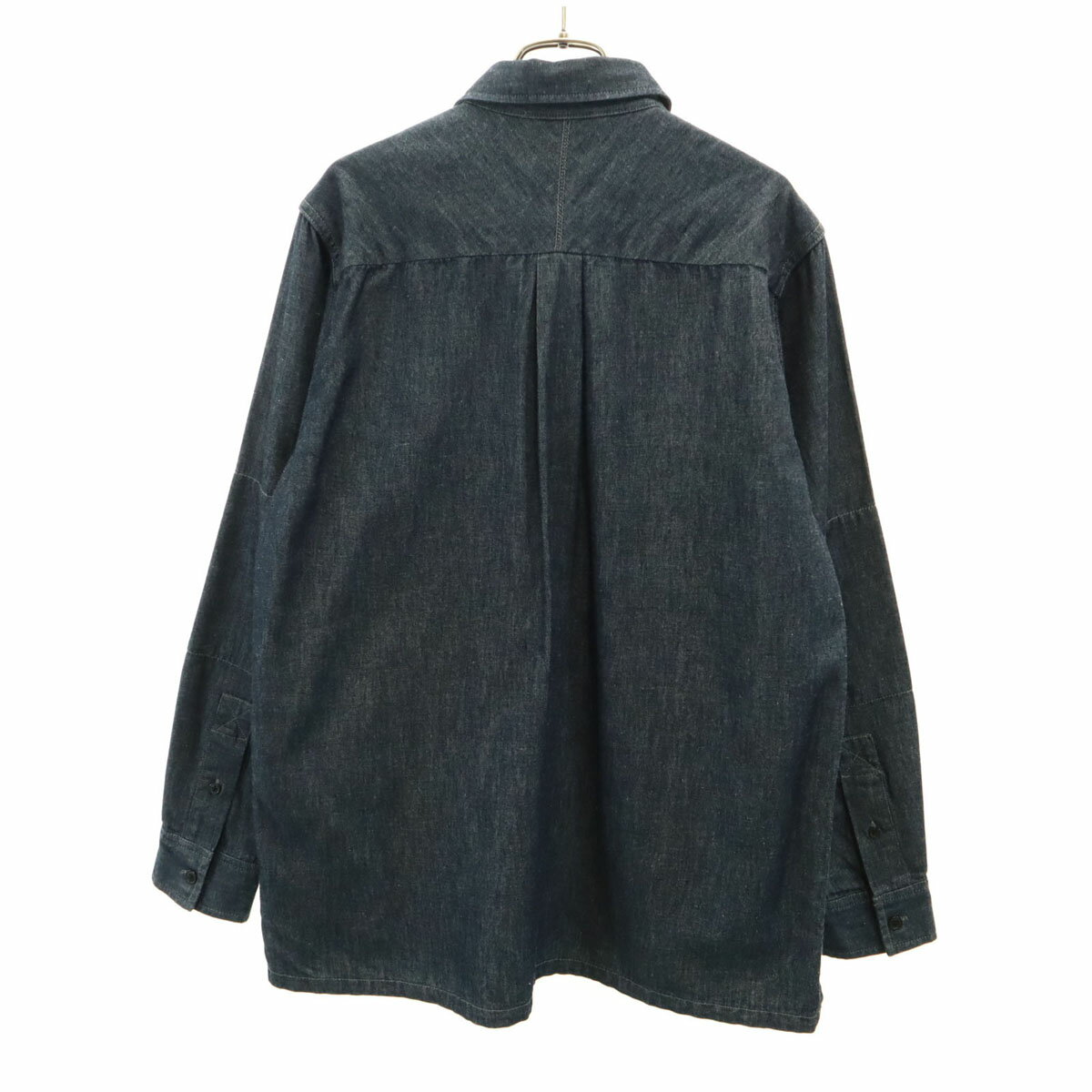 古着 snowpeak スノーピーク 長袖 焚 デニムシャツ M インディゴ TAKIBI メンズ 【中古】