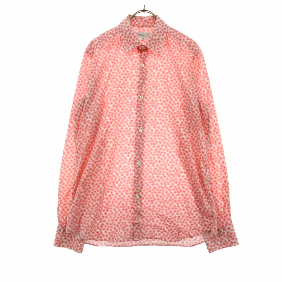 未使用　アニエスベー　ピンク花柄ブラウス agnes b.（シャツ/ブラウス(長袖/七分)）のフリマアイテム一覧