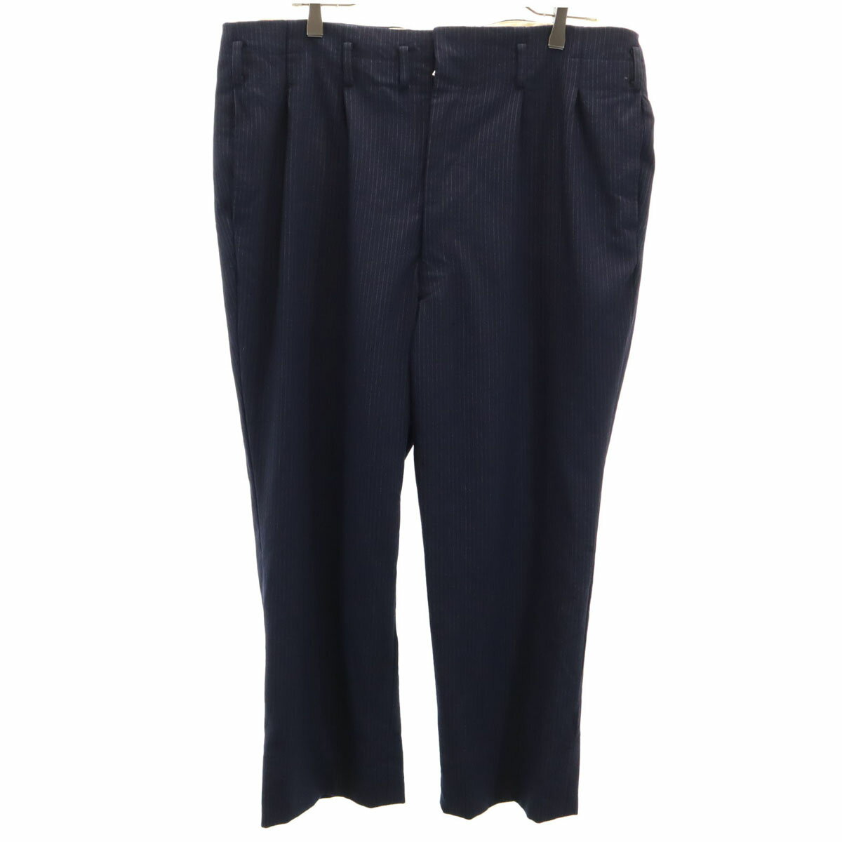 70s ヴィンテージ ピンストライプ柄 スラックスパンツ ネイビー TALONジップ メンズ 【詳細】内側にマジックでイニシャルの書き込み、全体にシミと黄ばみあり。表地に複数の穴があります。サイズ、素材共に不明です。実寸も参考にお願いします。古着にご理解の上ご購入をお願い致します。 コンディションについて ブランド- / - 年代70s アイテムスラックスパンツ サイズ表記不明※実寸サイズを参考にしてください。 ウエスト約93cm股上約34cm股下約63cmもも周り約66cm裾周り約46cm 素材不明 カラーネイビー 商品番号lng-25191 サイズガイドはこちら ※サイズに関しまして実寸も参考にお願いいたします。(サイズ不明、男女どちらか不明、紳士服のサイズ表記など当店でもサイズがわからない商品がありますので実寸サイズのご確認をお願い致します。) ※男女兼用や男女不明な商品がありますがモールカテゴリでは男女どちらか選択をしなければなりませんのでご不明な点はお問い合わせお願い致します。 ※商品は写真のものがすべてとなります。 ※素材表記はなるべく写真にて収めていますが、欠損、不明な点があればお問い合わせください。 ※状態は当社独自の基準です。 ※測定値の若干の誤差はご了承ください。 ※「在庫有り」の表示であっても、必ずしも在庫を保証するものではありません。 掲載商品について、他モールとも在庫を共有しております。 完売の場合は、誠にご迷惑をお掛けいたしますが、ご注文をキャンセルさせていただく場合がございます。予めご了承ください。