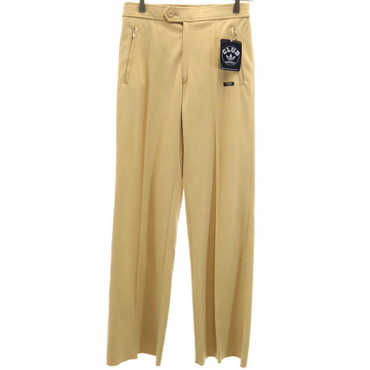 古着 CLUB adidas クラブ アディダス 70s 80s ヴィンテージ デッドストック ロングパンツ 3 ベージュ デサント メンズ 【中古】 【PD】