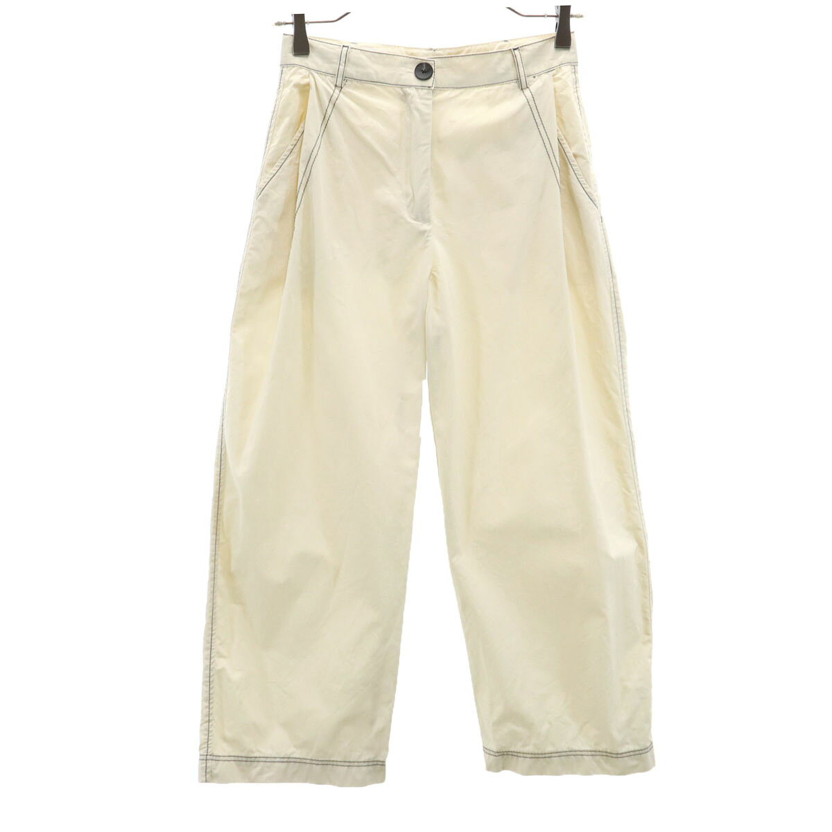 古着 ZARA ザラ タック パンツ 152 オフホワイト キッズ 【中古】