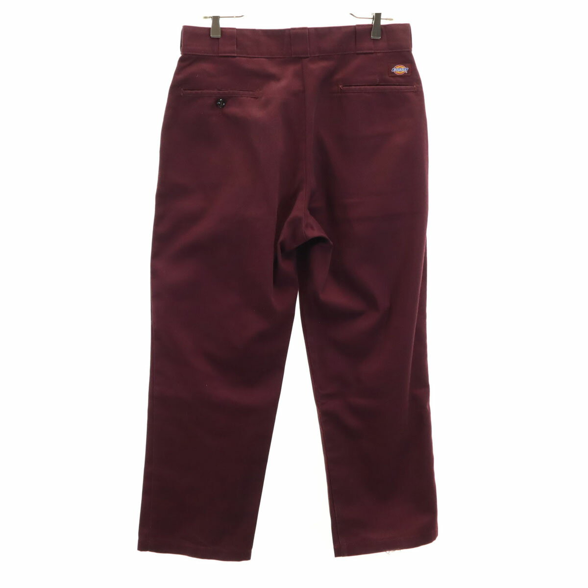 古着 Dickies ディッキーズ ワークパンツ W34 ボルドー メンズ 【中古】