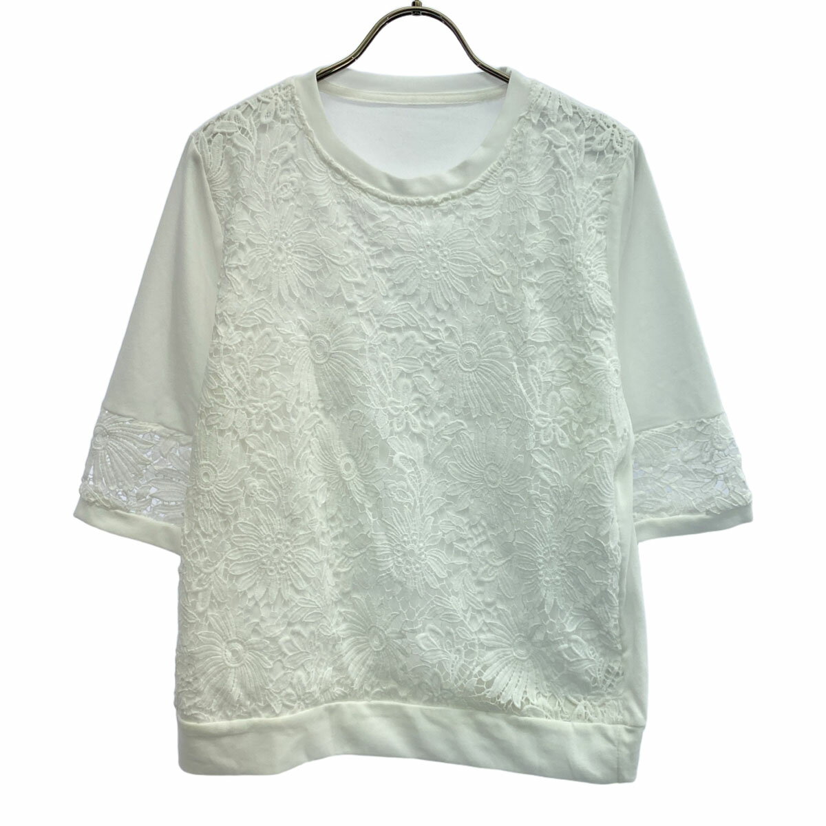 【中古】古着未使用Qキュー花柄5分...