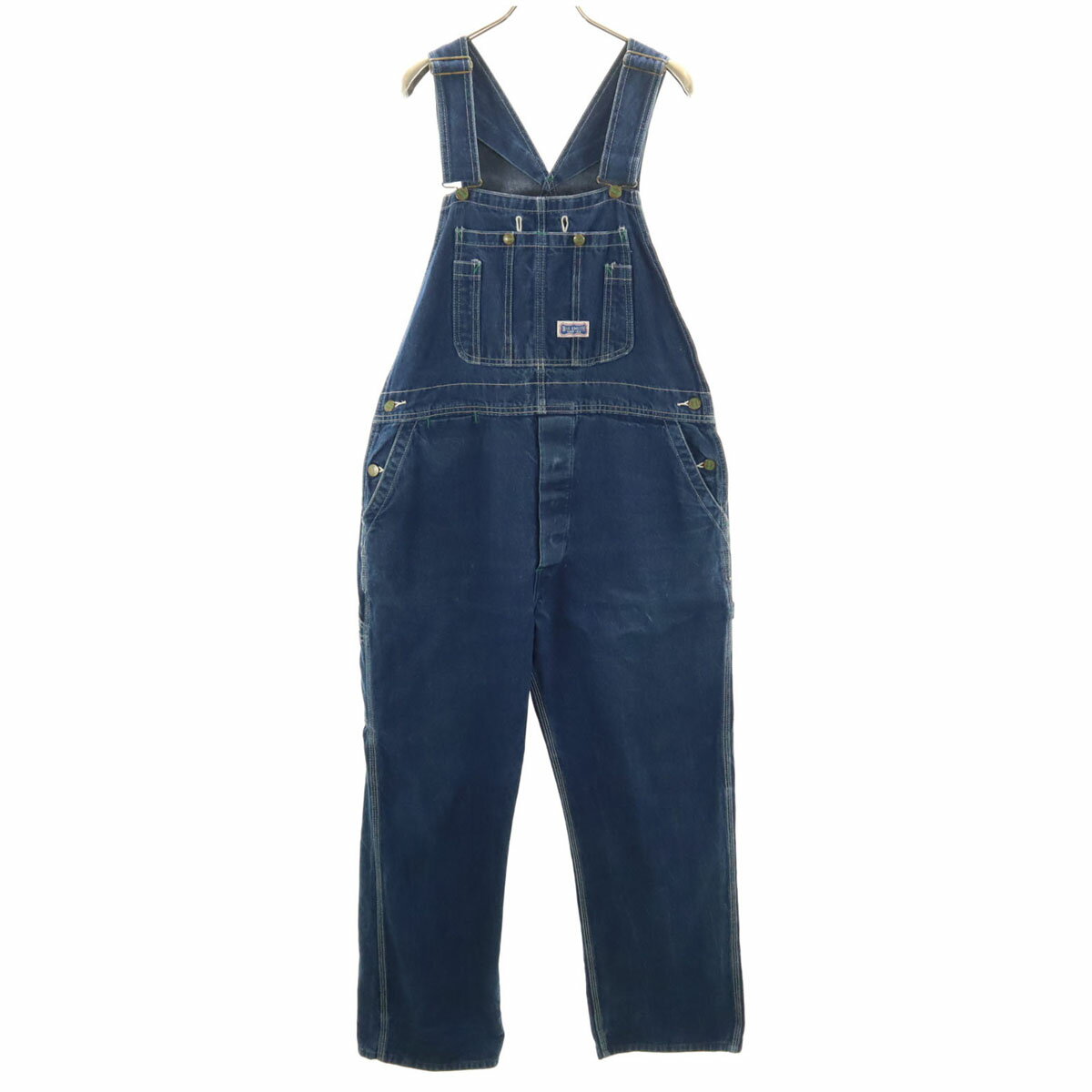 【新品未使用】アメリカンスミス　オーバーオール　USA製　キナリ　オーバーサイズ アメリカンスミス オーバーオール USA製 キナリ オーバーサイズ