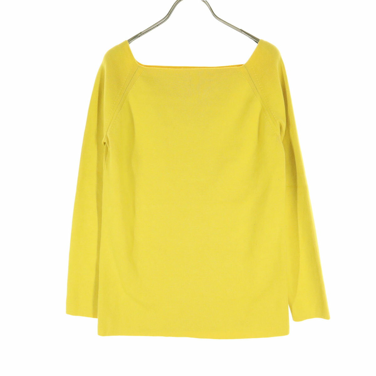 古着 美品 Adam et Rope' アダムエロペ 長袖 セーター F イエロー レディース 【中古】