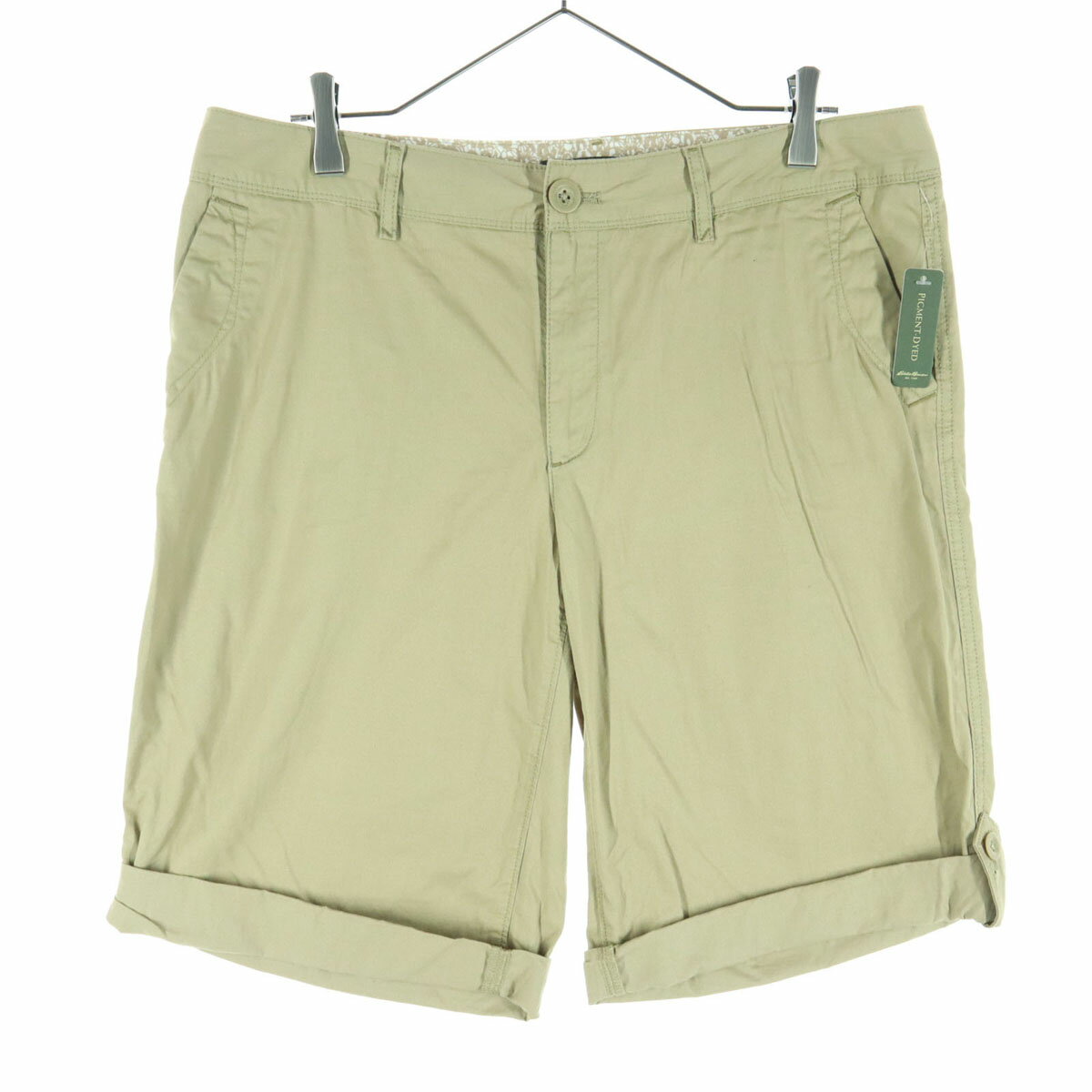 古着 未使用 Eddie Bauer エディーバウアー ショートパンツ ベージュ メンズ 【中古】