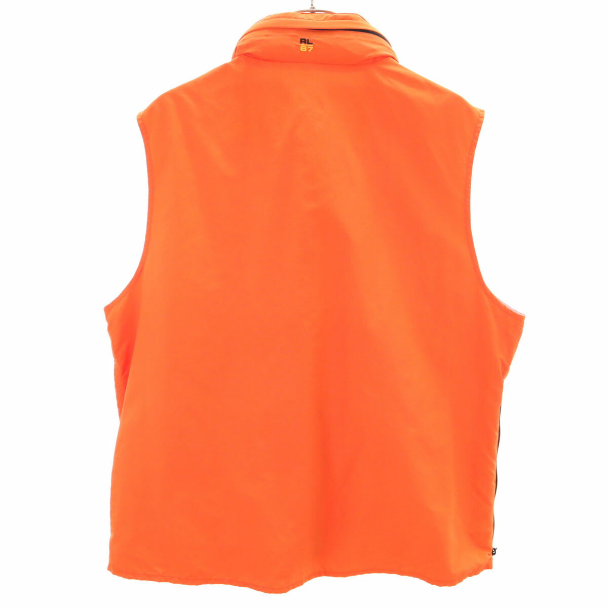 古着 POLO JEANS ポロジーンズ ベスト M オレンジ Ralph Lauren ラルフローレン メンズ 【中古】