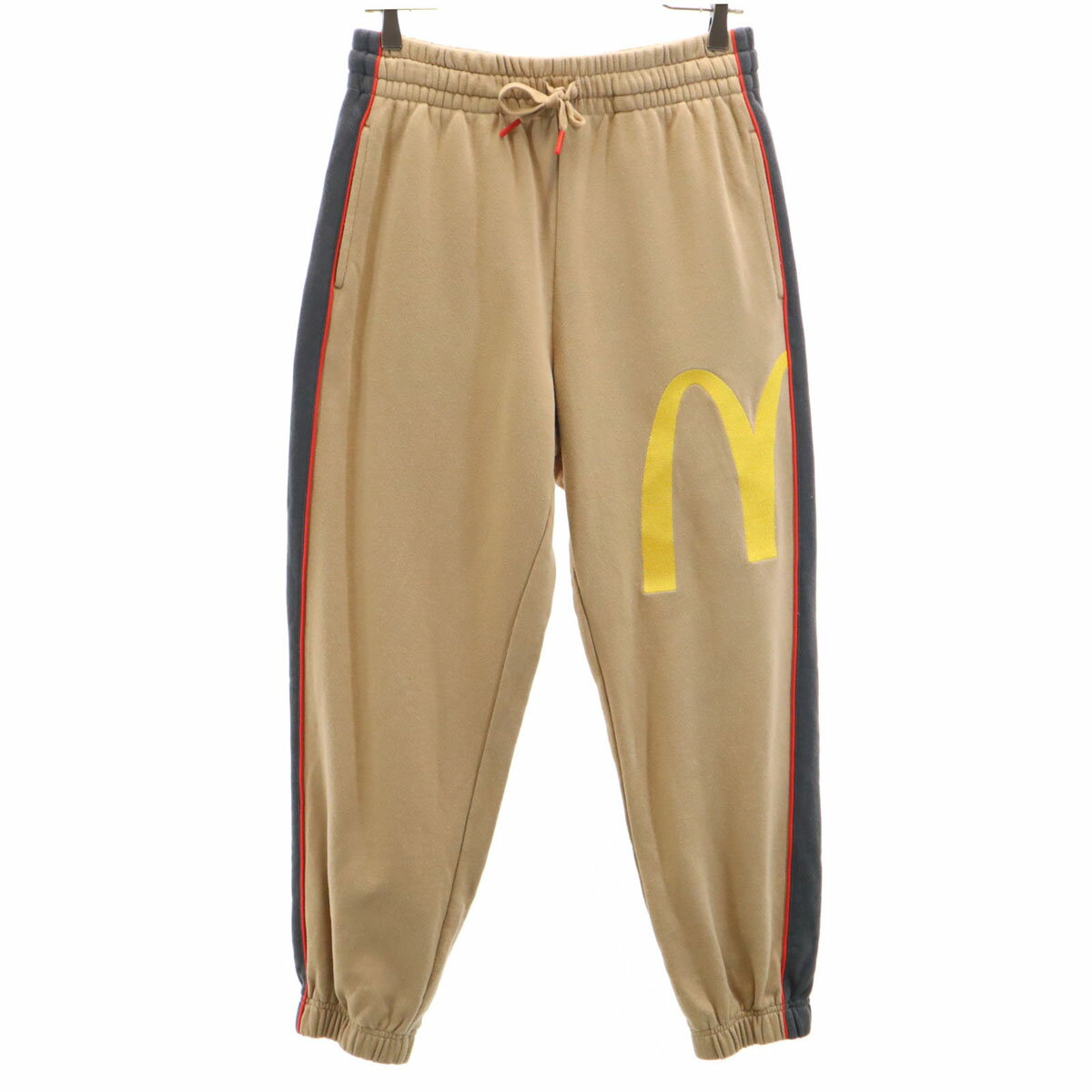 古着 graniph グラニフ McDonald's マクドナルド コラボ スウェットパンツ M ベージュ メンズ 【中古】のサムネイル