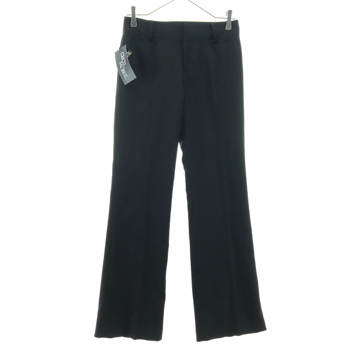 樂天商城 - 古着 未使用 CECIL McBEE セシルマクビー スラックスパンツ M ブラック レディース 【中古】