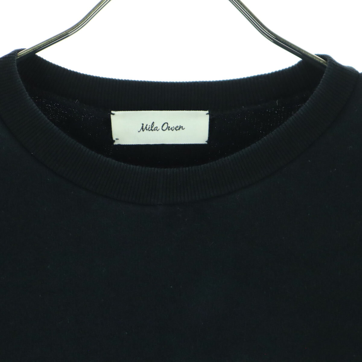 古着 Mila Owen ミラオーウェン 長袖 トレーナー 1 ブラック レディース 【中古】 space01-10718835 古着、USED専門百貨店BIG2nd サンプル画像3