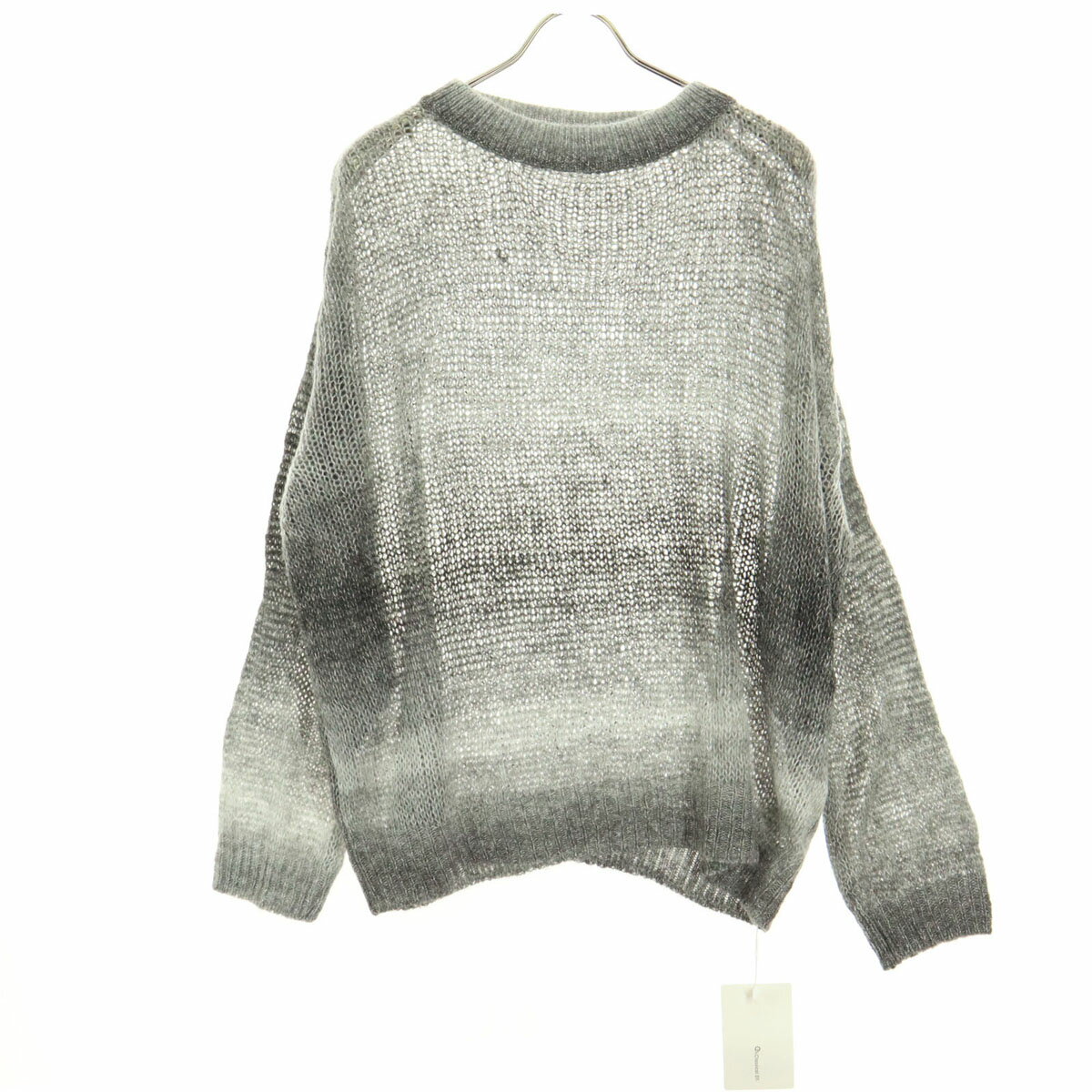 古着 未使用 classical elf クラシカルエルフ 長袖 ニット L グレー レディース 【中古】