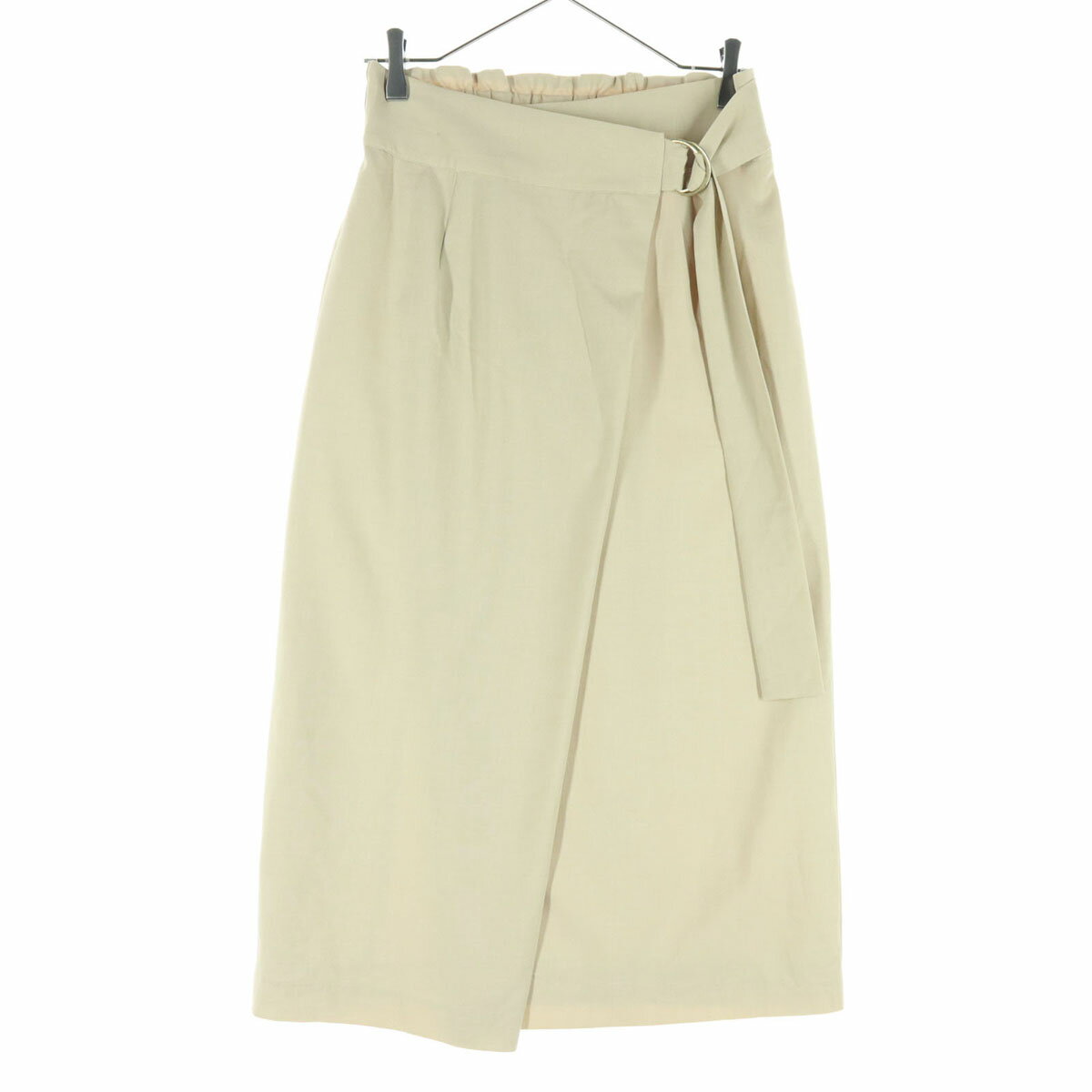 古着 美品 nano universe ナノユニバース ロング丈 スカート F ブラウン レディース 【中古】