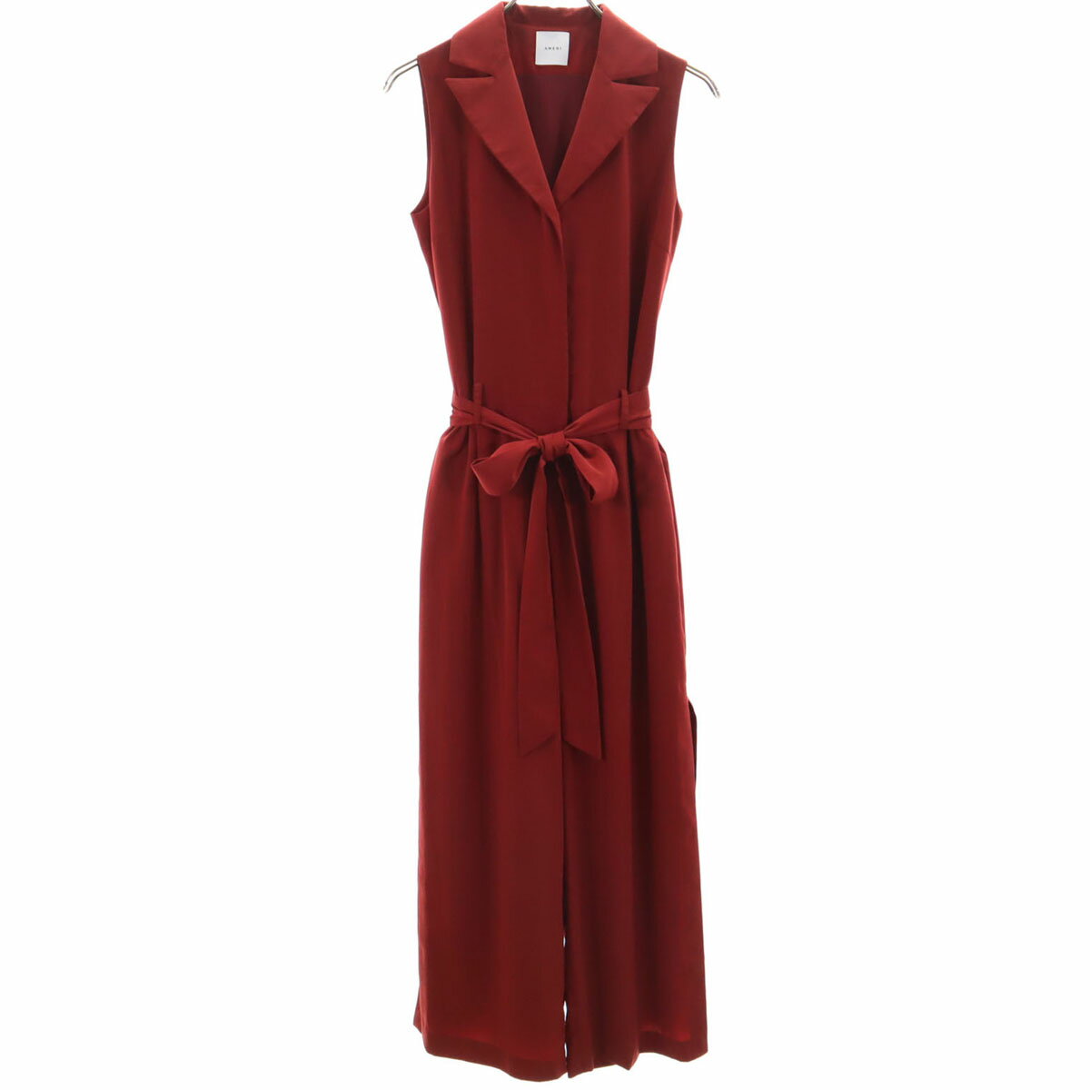 古着 AMERI UNDRESSED アメリ ノースリーブ オールインワン テラコッタ レディース 【中古】