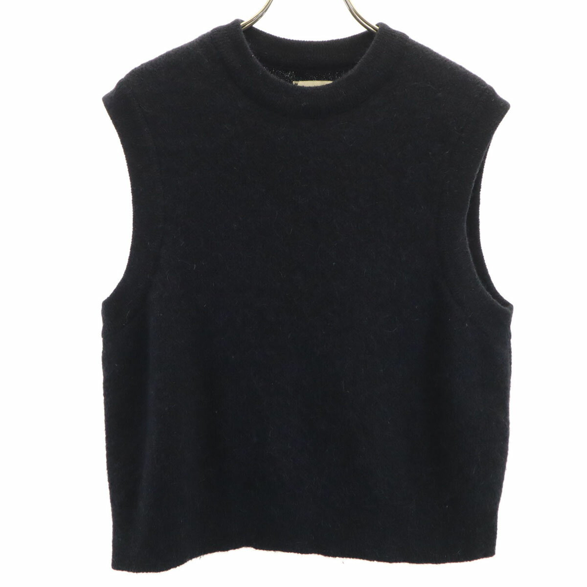 古着 Nudie Jeans ヌーディージーンズ アルパカブレンド ニットベスト XS ネイビー レディース 【中古】 【PD】