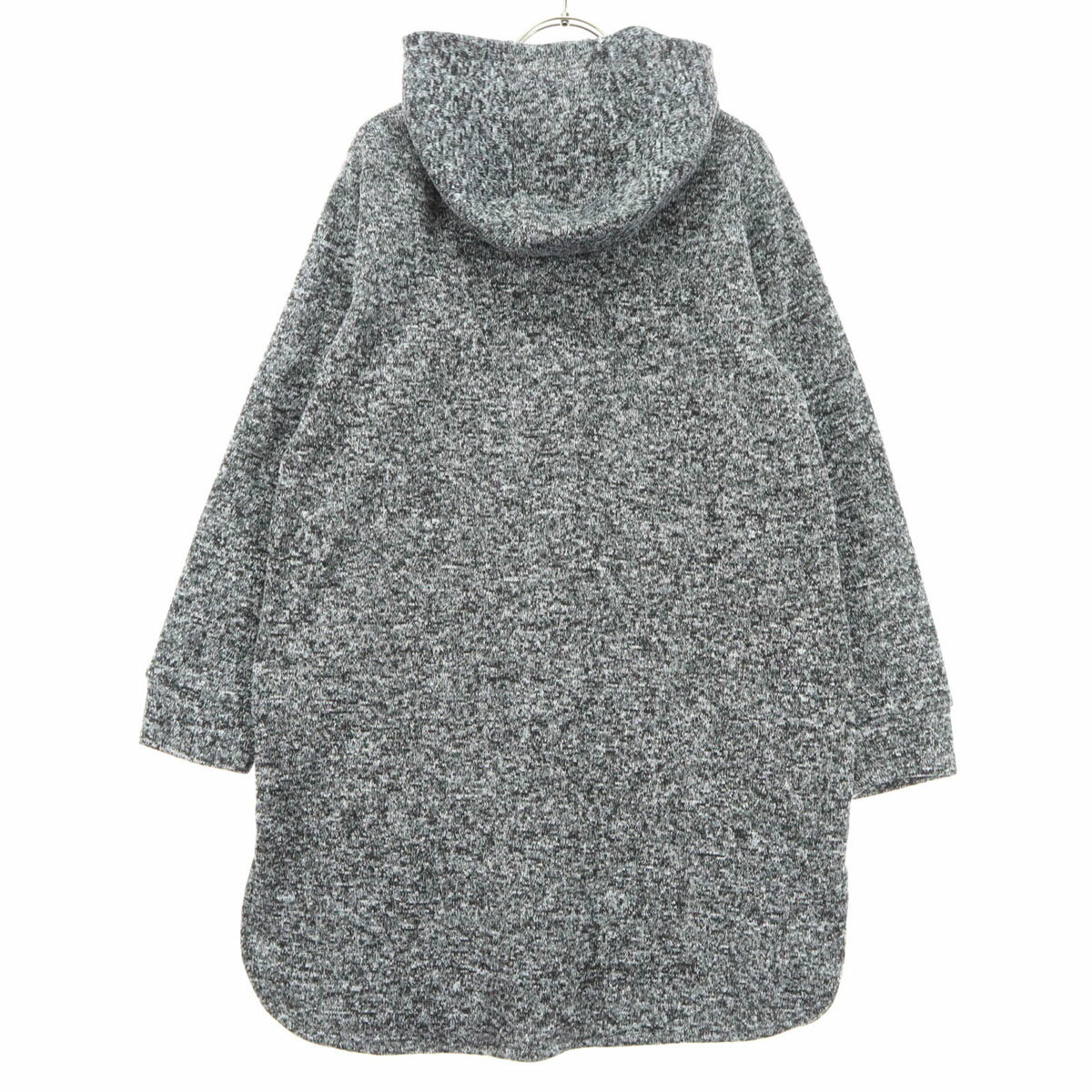 古着 美品 FILA フィラ 裏起毛 長袖 ニットコート M グレー レディース 【中古】