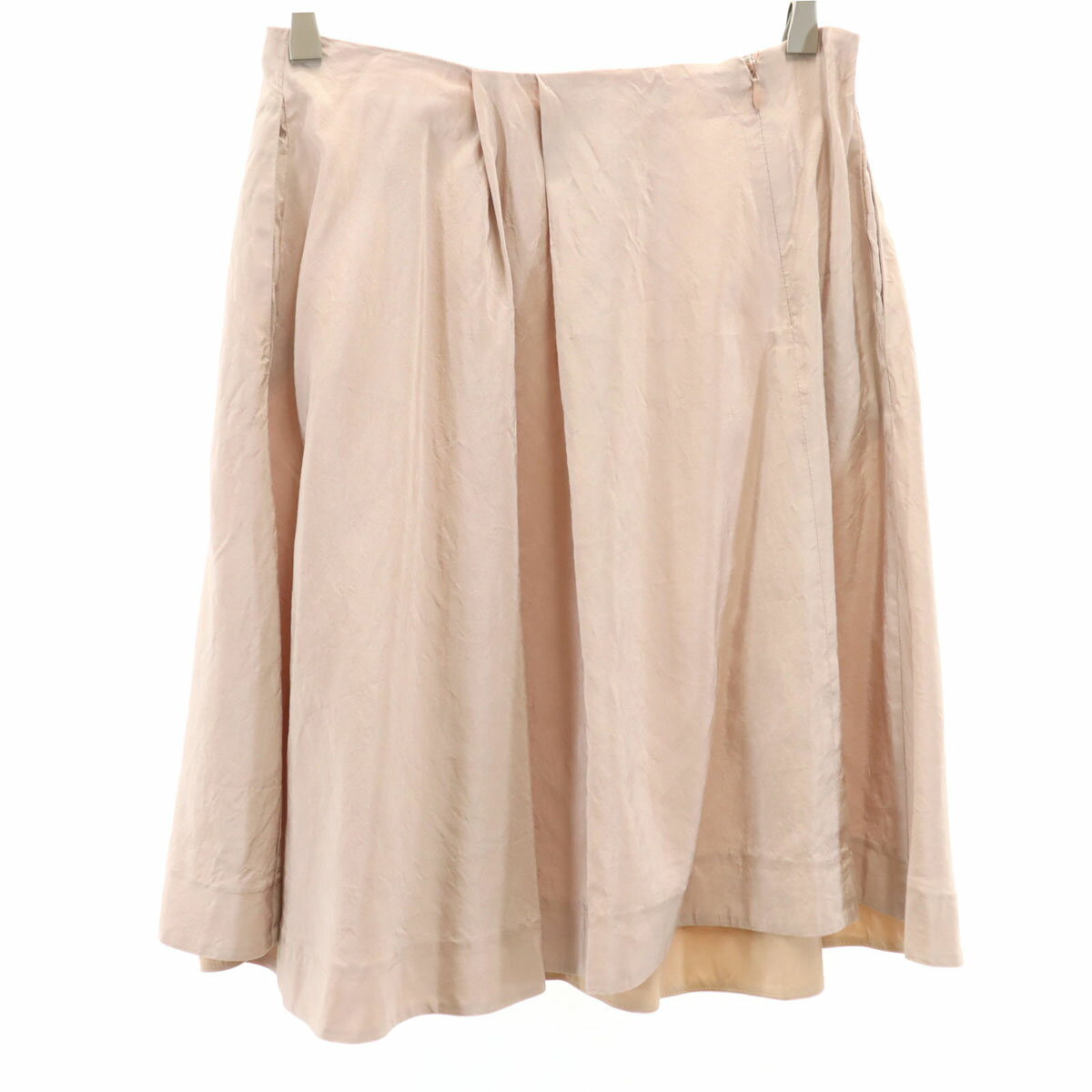 古着、USED専門百貨店BIG2ndの古着 JIL SANDER NAVY ジルサンダーネイビー イタリア製 ミディ丈 プリーツスカート 34 ピンク レディース 【中古】｜アングル2