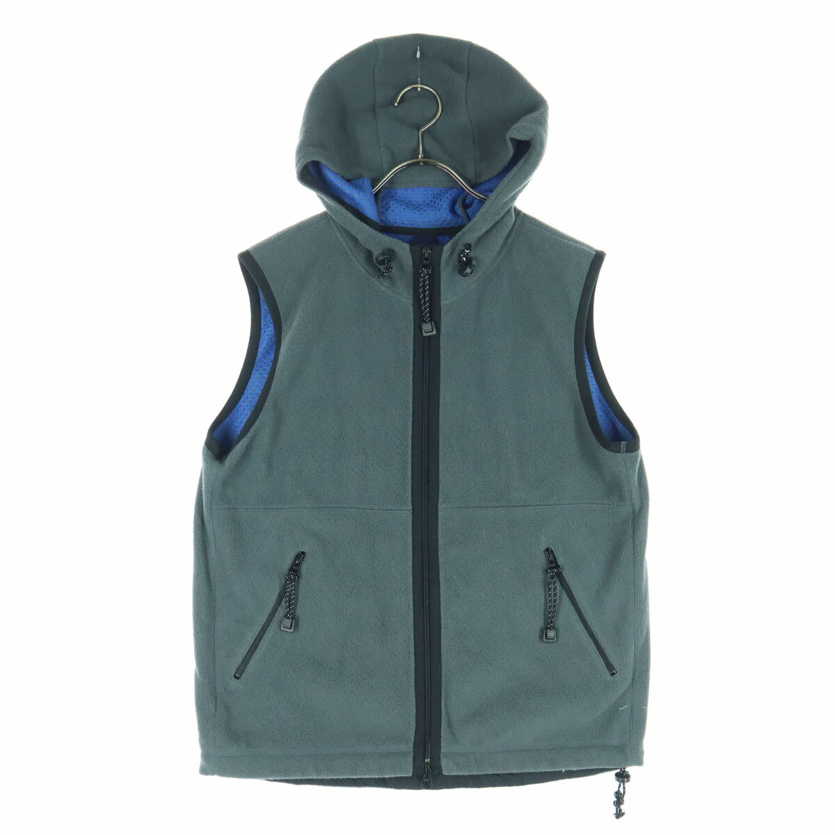 古着 GAP ギャップ フリース ベスト XS グレー フーディー メンズ 【中古】
