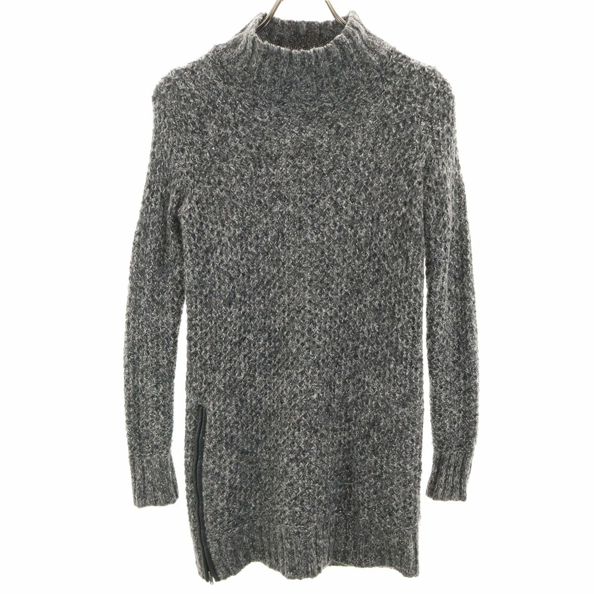 古着 Banana Republic バナナリパブリック 長袖 ニット チュニック XS グレー系 レディース 【中古】