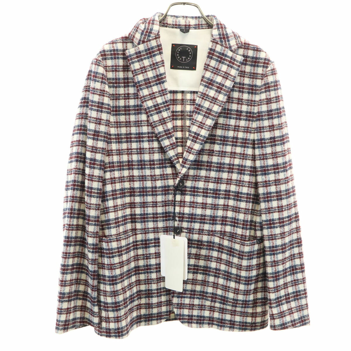 美品 ティージャケット チェック柄 スリムフィット テーラードジャケット XS ホワイト T-JACKET アンコン メンズ 【詳細】着用感少なめで、比較的キレイな状態です。 コンディションについて ブランドティージャケット / T-JACKET アイテムスリムフィット テーラードジャケット サイズ表記XS参考サイズ：メンズXSサイズ 着丈約69cm身幅約48cm肩幅約42cm袖丈約63cm 素材ウール46％ 他※詳細は画像参照、もしくはお問い合わせお願い致します。 カラーホワイト 商品番号jkt-22230 サイズガイドはこちら ※サイズに関しまして実寸も参考にお願いいたします。(サイズ不明、男女どちらか不明、紳士服のサイズ表記など当店でもサイズがわからない商品がありますので実寸サイズのご確認をお願い致します。) ※男女兼用や男女不明な商品がありますがモールカテゴリでは男女どちらか選択をしなければなりませんのでご不明な点はお問い合わせお願い致します。 ※商品は写真のものがすべてとなります。 ※素材表記はなるべく写真にて収めていますが、欠損、不明な点があればお問い合わせください。 ※状態は当社独自の基準です。 ※測定値の若干の誤差はご了承ください。 ※「在庫有り」の表示であっても、必ずしも在庫を保証するものではありません。 掲載商品について、他モールとも在庫を共有しております。 完売の場合は、誠にご迷惑をお掛けいたしますが、ご注文をキャンセルさせていただく場合がございます。予めご了承ください。