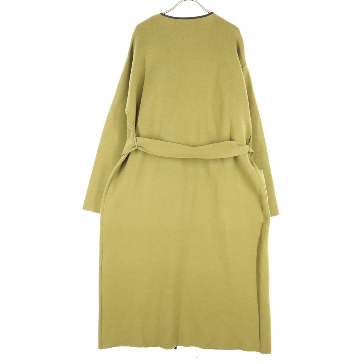 古着 美品 Mila Owen ミラオーウェン 長袖 ガウンタイプ ノーカラーコート 1 ベージュ 09WND221171 レディース 【中古】 【PD】 space01-10727993 古着、USED専門百貨店BIG2nd サンプル画像2
