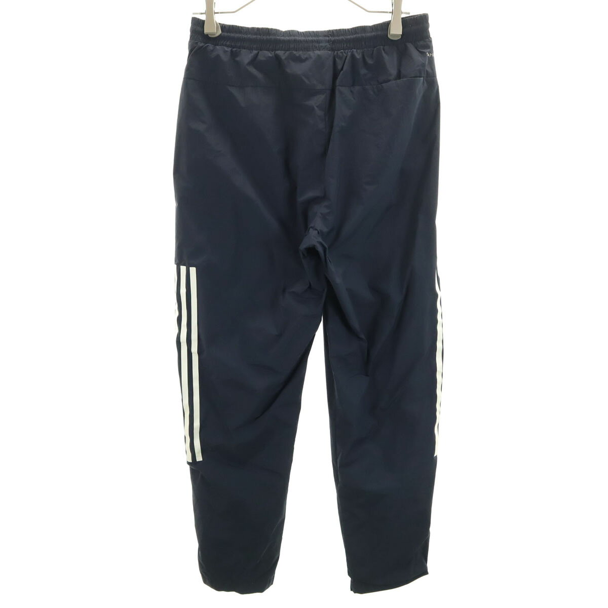 古着 adidas アディダス ウインドパンツ OT ネイビー 裏トリコット レディース 【...