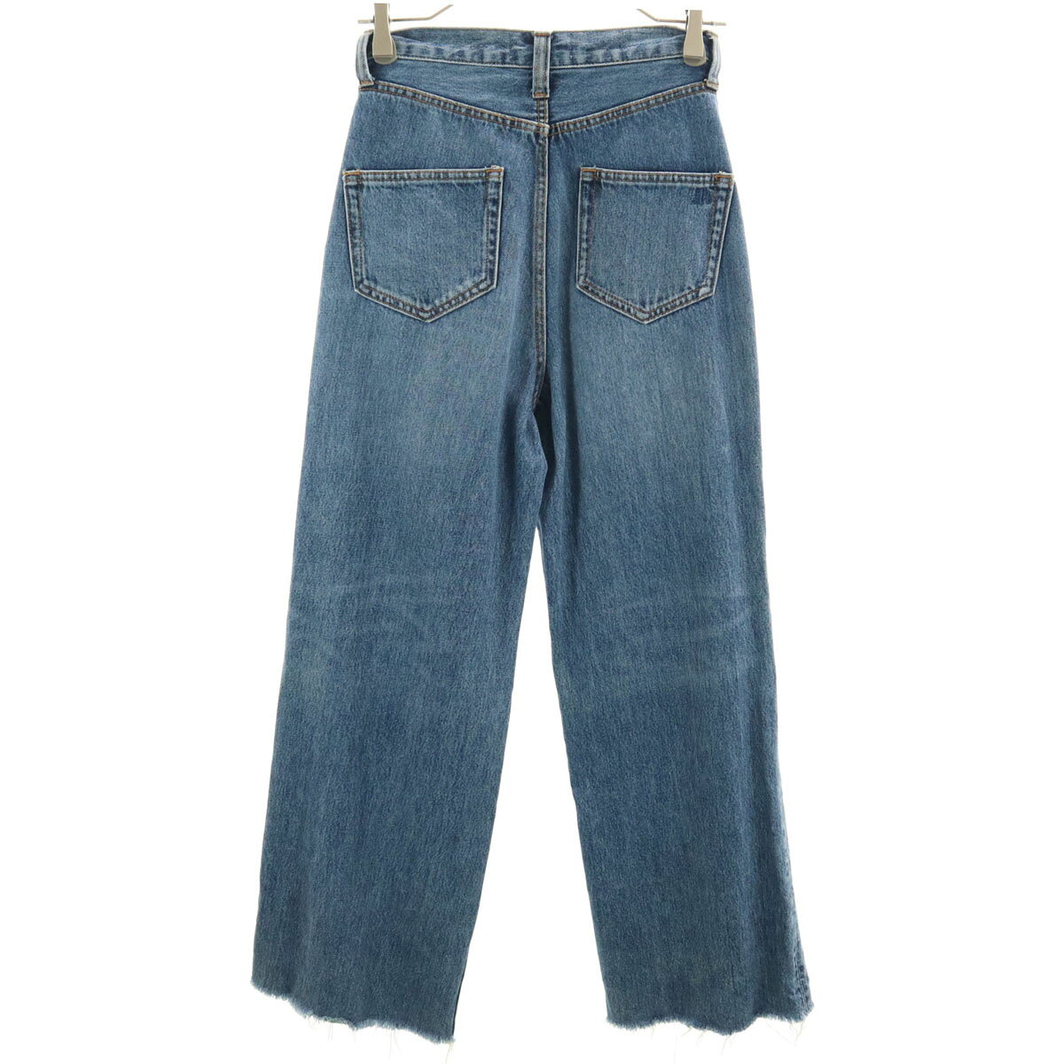 古着 Mila Owen DENIM ミラオーウェンデニム カットオフ加工 デニムパンツ 0 ウォッシュブルー ジーンズ レディース 【中古】 space01-10730260 古着、USED専門百貨店BIG2nd サンプル画像2