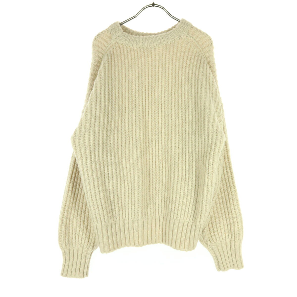 古着 美品 Mila Owen ミラオーウェン ウール混 モヘヤ混 長袖 ニット 1 ホワイト系 09WN0225006 レディース 【中古】 【PD】 space01-10735712 古着、USED専門百貨店BIG2nd サンプル画像2