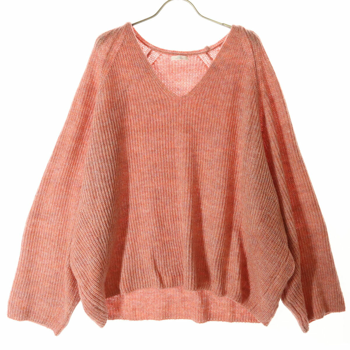 乐天商城 - 古着 美品 URBAN RESEARCH アーバンリサーチ 長袖 Vネック ニット F ピンク レディース 【中古】 【PD】