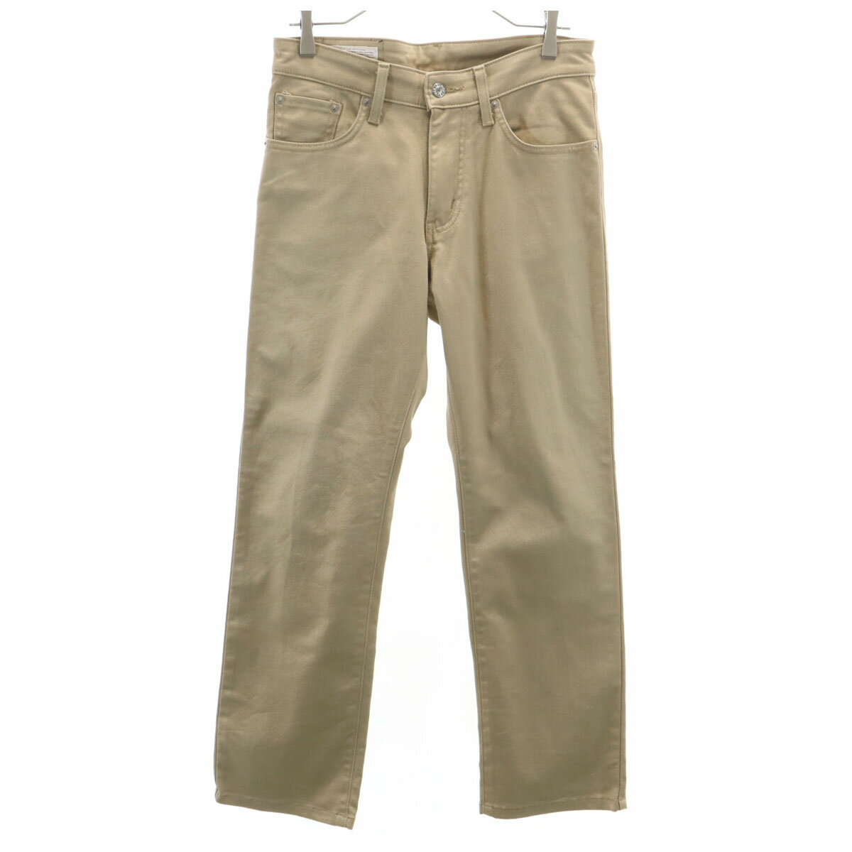 古着 EDWIN エドウィン F503 日本製 ロングパンツ W30 ベージュ メンズ 【中古】 【PD】