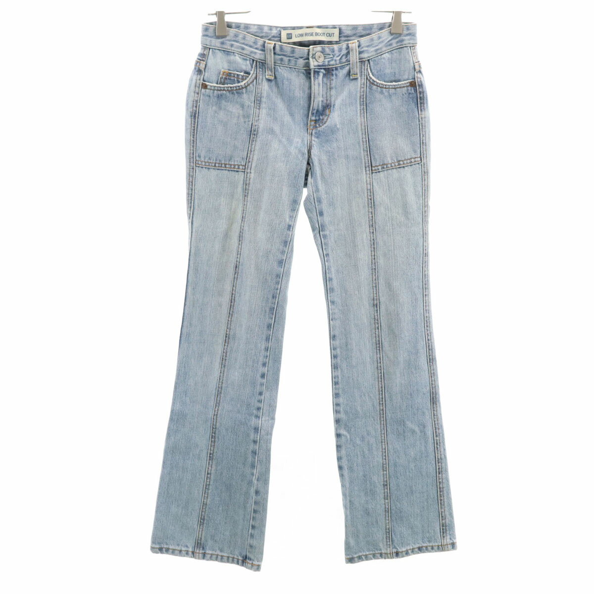 Rakuten - 古着 GAP ギャップ ローライズ ブーツカットデニムパンツ 1 アイスブルー ジーンズ レディース 【中古】