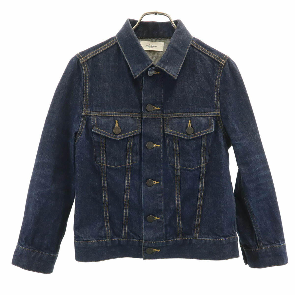 古着 Mila Owen DENIM ミラオーウェンデニム デニムジャケット 0 インディゴ ジージャン トラッカー レディース 