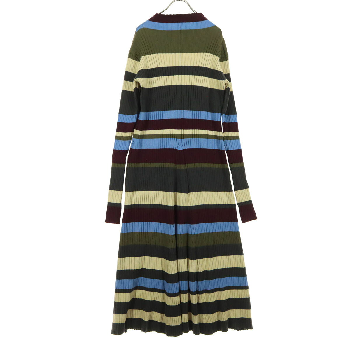 古着 美品 Mila Owen ミラオーウェン ボーダー柄 長袖 ニット ロングワンピース 0 09WN0214163 レディース 【中古】 space01-10744658 古着、USED専門百貨店BIG2nd サンプル画像2