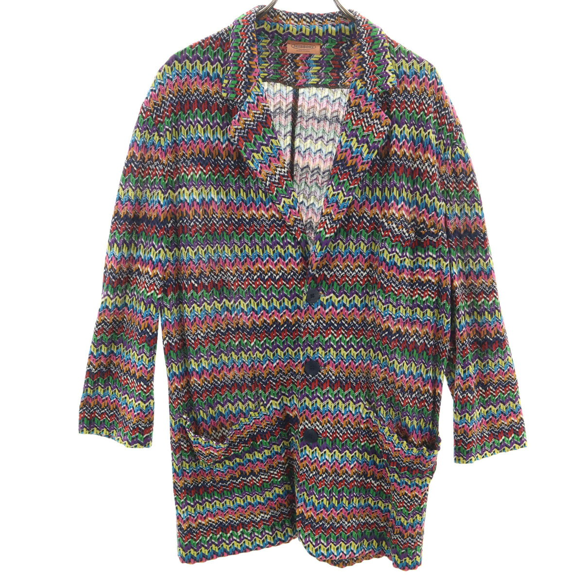 ミッソーニ MISSONI ヴィンテージ ニットカーディガン OPTIジッパー 