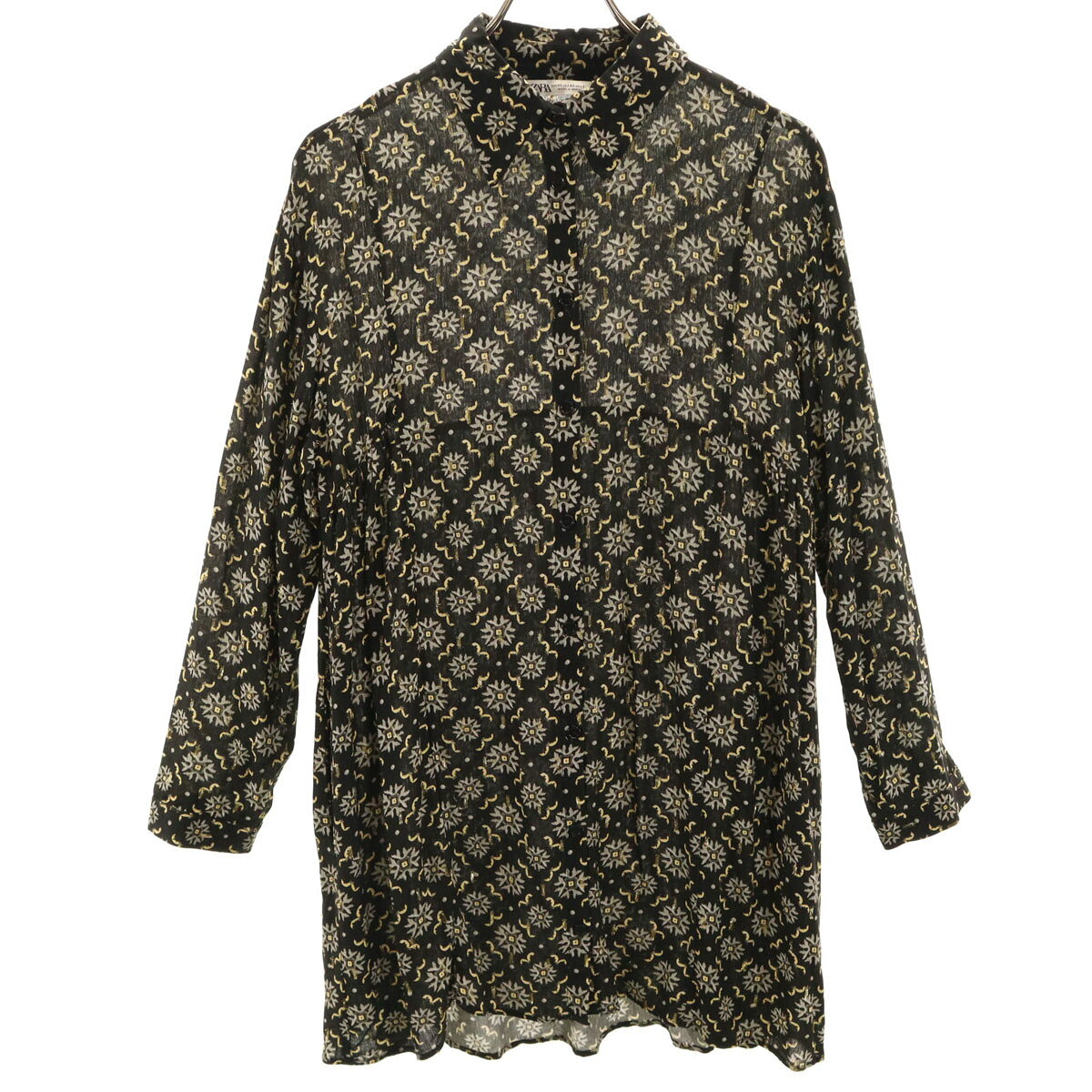 商品名 ZARA ザラ 総柄 長袖 シャツワンピース XS ブラック レディース ブランド ZARA / ザラ 対象 レディース コンディションランク ランク：A 状態/詳細コメント 内タグが切り取られており素材不明です。特に気になるようなダメージは見当たらず比較的キレイな状態です。 アイテム 長袖 シャツワンピース 表記サイズ XS参考サイズ：レディースXSサイズ（目安となりますので詳細は実寸を参考にしてください。） 着丈 約82cm 身幅 約49cm 肩幅 約48cm 袖丈 約52cm 素材 不明 カラー ブラック 管理番号 jkt-32886 　 送料・ご注意事項など 送料 ご購入の合計金額が3,980円以上で送料無料！ おまとめ買い 2点以上ご購入の場合は同梱させていただきます。 ※ネコポス便にて複数ご注文の場合は2点までは2通での配送、3点以上となる場合は佐川急便にて同梱配送いたします。 商品発送 原則、入金確認後、翌2営業日以内に発送します。 営業日13時までにご購入で当日発送させていただきます。 大型連休明けや混雑時は、お日にちをいただくことがございます。 お支払い方法 クレジットカード（VISA、MASTER、JCB、Diners、AMEX） 銀行振込Apple Payコンビニ決済（前払）郵便局ATM等（前払）後払い決済 ご注意事項 ■本商品は一点物となります。他サイト等でも販売している商品となり、多少のお時間差にて欠品になることもございます。ご了承お願いいたします。 ■当店では商品の状態を可能な限り詳細に記載するように心がけていますが使用された中古品の性質上、細かい汚れや傷、着用に伴う風合いを記載しきれない場合がございます。あらかじめご了承ください。 ■男女兼用や男女不明な商品がありますがモールカテゴリでは男女どちらか選択をしなければなりませんのでご不明な点はお問い合わせお願い致します。 ■商品の色に関しては出品者の主観で判断しております。言い回しがカタログや正規カラー名称とは異なる可能性があり、お使いのモニターやご利用環境によっても色味が異なる場合がございます。 ■採寸には細心の注意を払って行っておりますが多少の誤差が出る場合がございます。測定値の若干の誤差はご了承ください。 問い合わせ先 商品やお取引について何かご不明な点がございましたら、下記までご連絡をお願い致します。 ------------- 【店舗名】古着USED・専門百貨店BIG2nd 【お問い合わせフォーム】こちら 通常、2営業日以内にご連絡差し上げます。土日祝はお休みを頂いております。 取扱中古商品 古着USED・専門百貨店BIG2ndでは、取り扱っているすべてのお品物は顧客様からの買取・ブランド品専門の古物市場で弊社が正規品と判断したお品物になります。当店の経験豊富なバイヤーが仕入れ後の検品で再度商品一点一点の真贋を確認し、正規品と判断したお品物ののみを取り扱っております。ザラ 総柄 長袖 シャツワンピース XS ブラック ZARA レディース 【詳細】内タグが切り取られており素材不明です。特に気になるようなダメージは見当たらず比較的キレイな状態です。 コンディションについて ブランドザラ / ZARA アイテムシャツワンピース サイズ表記XS参考サイズ：レディースXSサイズ 着丈約82cm身幅約49cm肩幅約48cm袖丈約52cm 素材不明 カラーブラック 商品番号jkt-32886 サイズガイドはこちら ※サイズに関しまして実寸も参考にお願いいたします。(サイズ不明、男女どちらか不明、紳士服のサイズ表記など当店でもサイズがわからない商品がありますので実寸サイズのご確認をお願い致します。) ※男女兼用や男女不明な商品がありますがモールカテゴリでは男女どちらか選択をしなければなりませんのでご不明な点はお問い合わせお願い致します。 ※商品は写真のものがすべてとなります。 ※素材表記はなるべく写真にて収めていますが、欠損、不明な点があればお問い合わせください。 ※状態は当社独自の基準です。 ※測定値の若干の誤差はご了承ください。 ※「在庫有り」の表示であっても、必ずしも在庫を保証するものではありません。 掲載商品について、他モールとも在庫を共有しております。 完売の場合は、誠にご迷惑をお掛けいたしますが、ご注文をキャンセルさせていただく場合がございます。予めご了承ください。