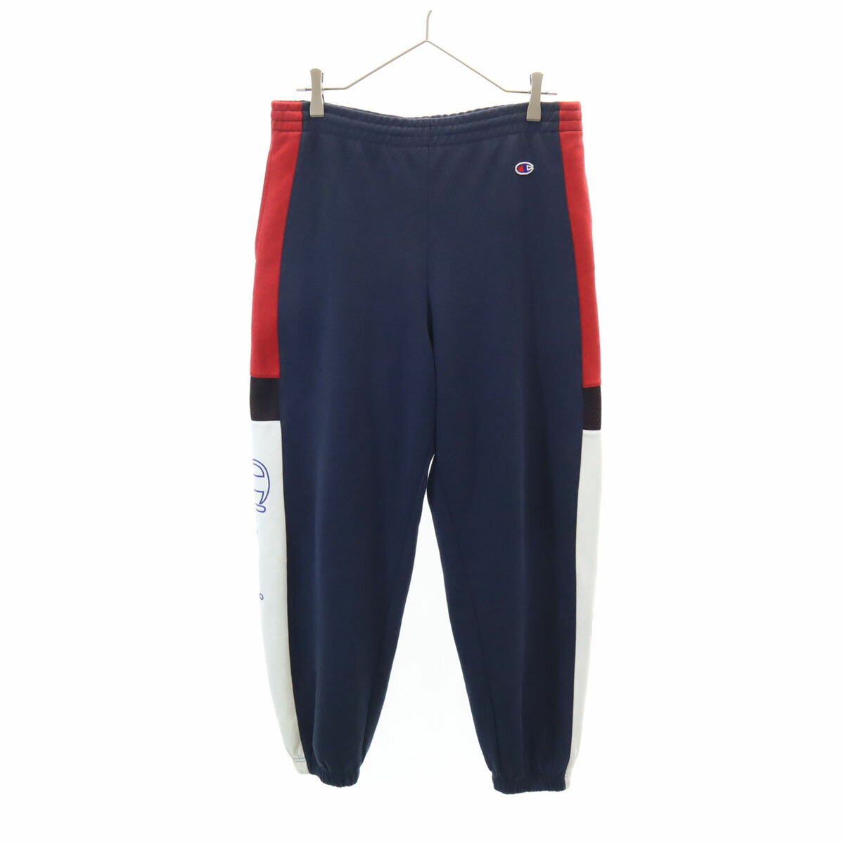 乐天商城 - 古着 Champion チャンピオン スウェットパンツ M ネイビー メンズ 【中古】