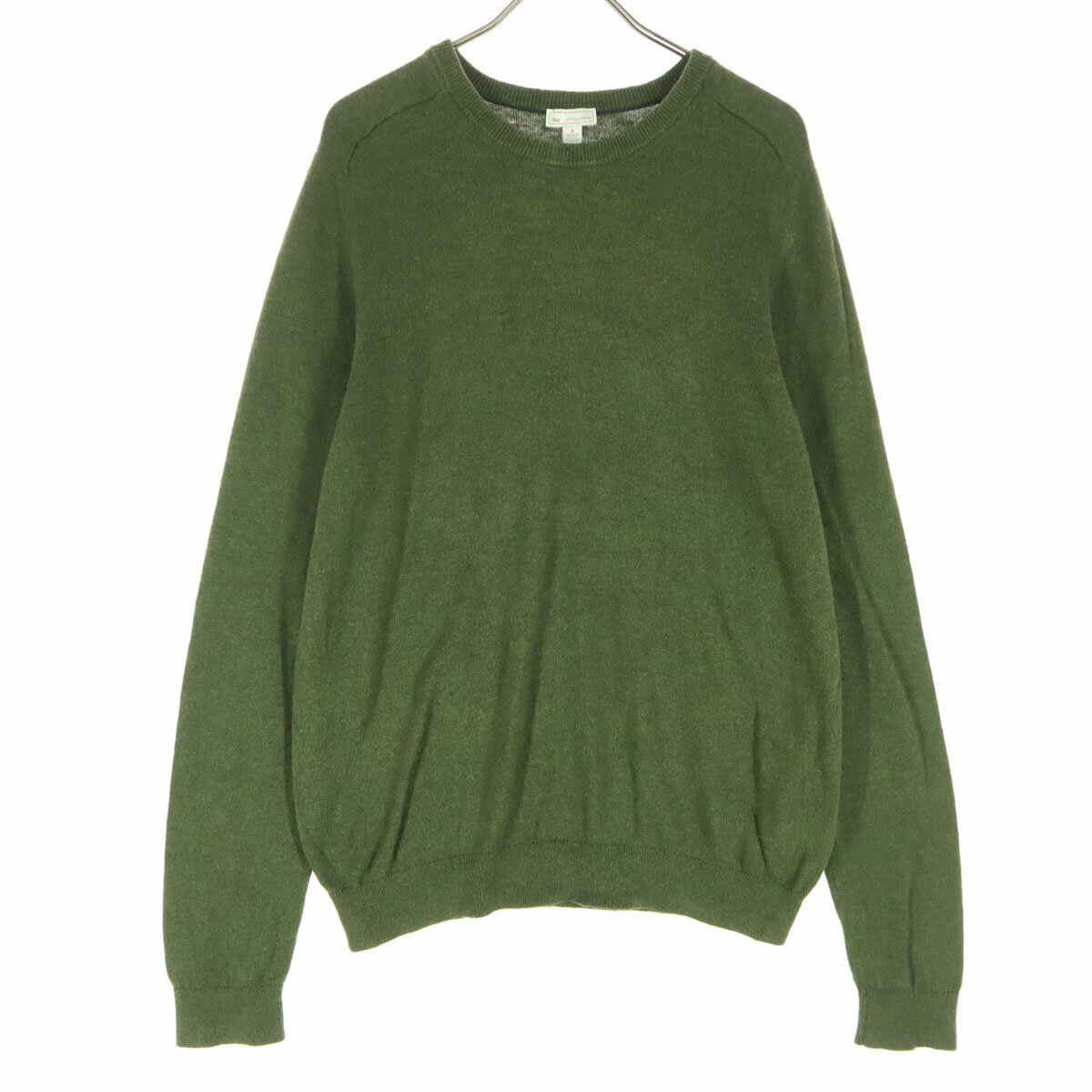 Rakuten - 古着 美品 GAP ギャップ カシミヤ混 長袖 セーター S グリーン メンズ 【中古】